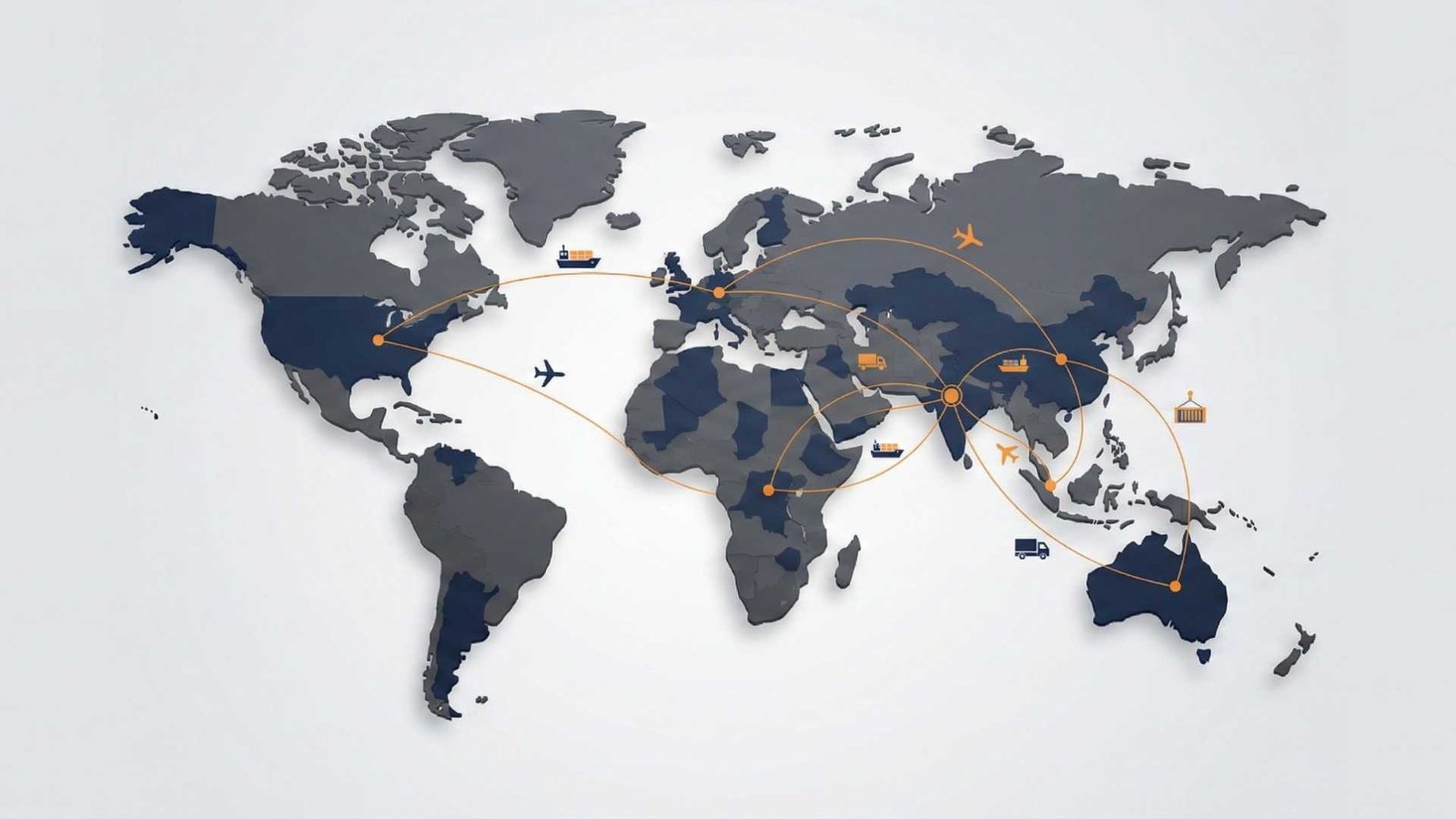 Global Logistics Network Map